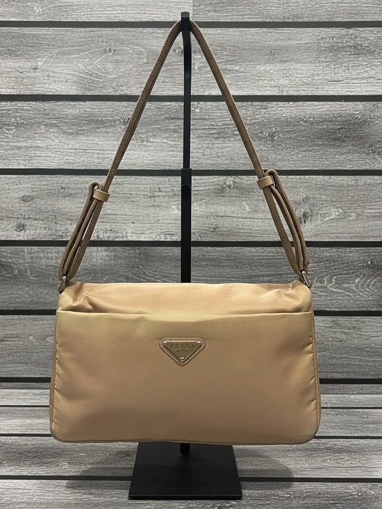 Prada Handbags - VINTAGE PRADA Beige Shoulder Bag - Tessuto Deserto 90’s shoulder bag